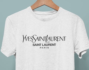 yves saint laurent grey t shirt