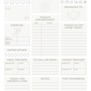 Premium daily planner for your best day and for a better version of you