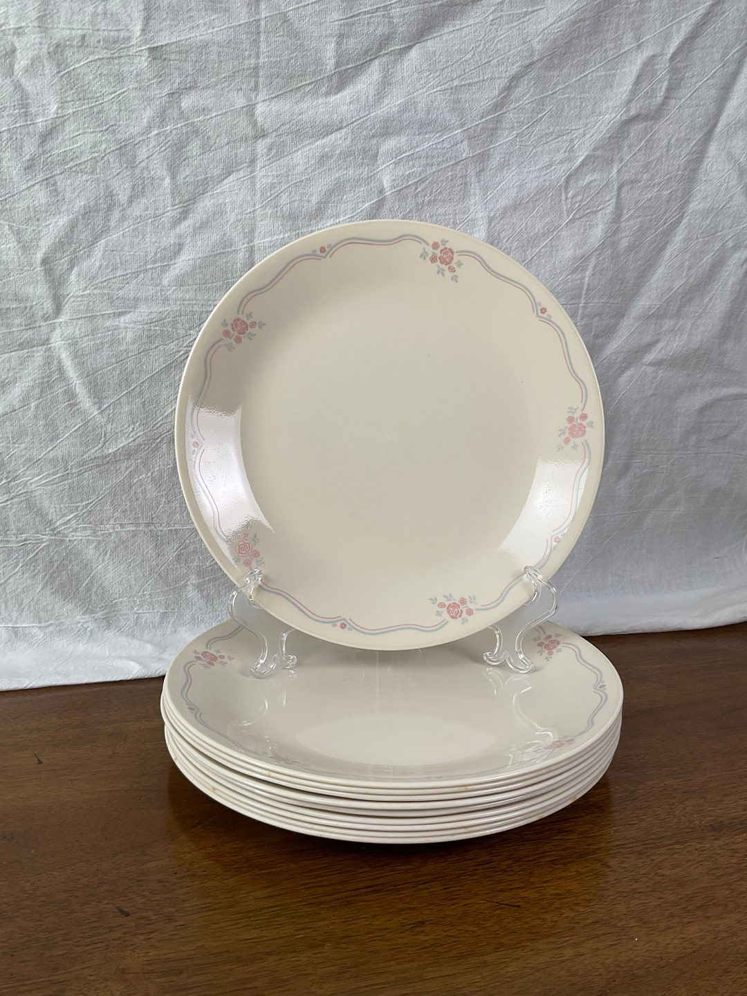 Corning Corelle English Breakfast Pattern Dinner Plate / Dish Etsy