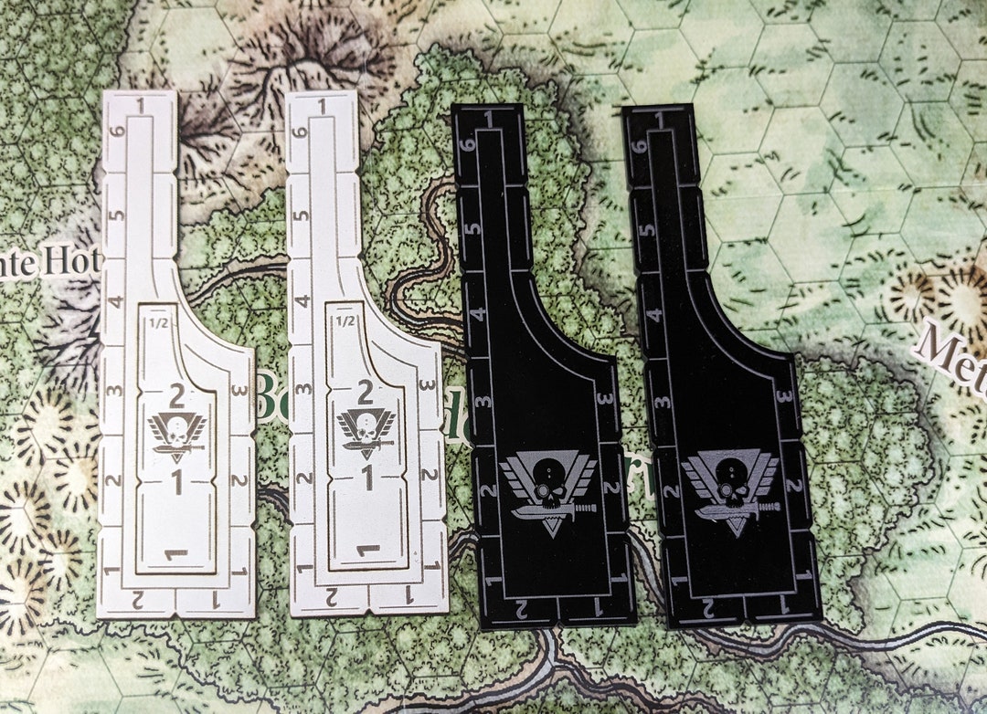 Wargames Killteam Measurement Ruler. - Etsy