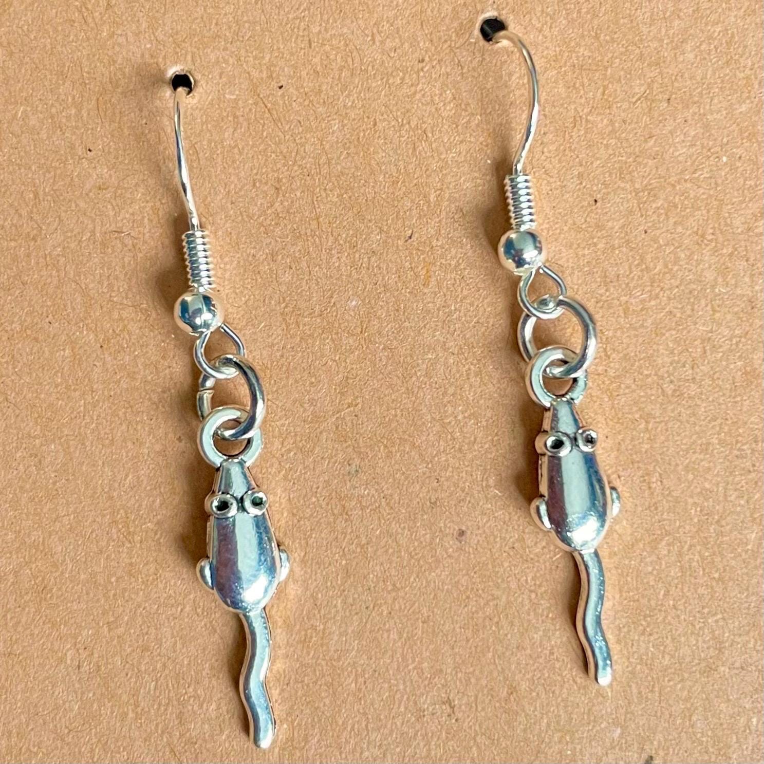 Rat Earrings - Etsy UK