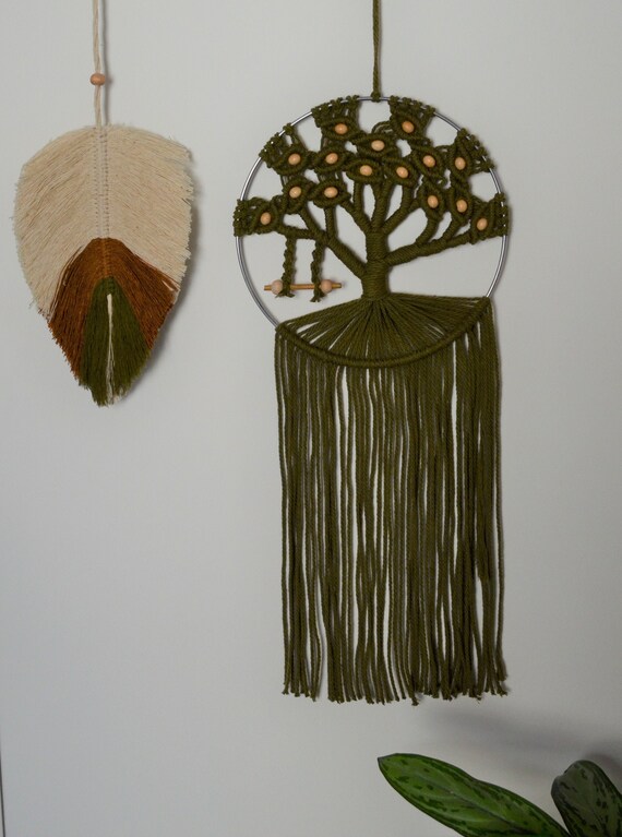 Tree of Life Macrame Tree of Life Family Tree Macrame Wall Etsy