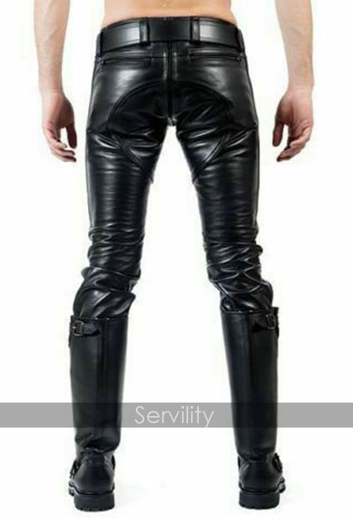 Quality Cowhide Leather Pants | Etsy 