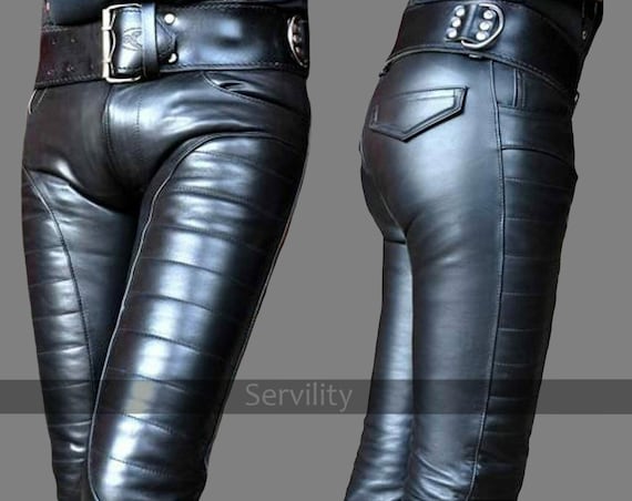 Update 87+ mens genuine leather pants best - in.eteachers