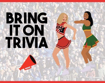 Bring It On Trivia (PDF) | Party Games, Movie Night, Trivia Games, Instant Download, Cheerleading