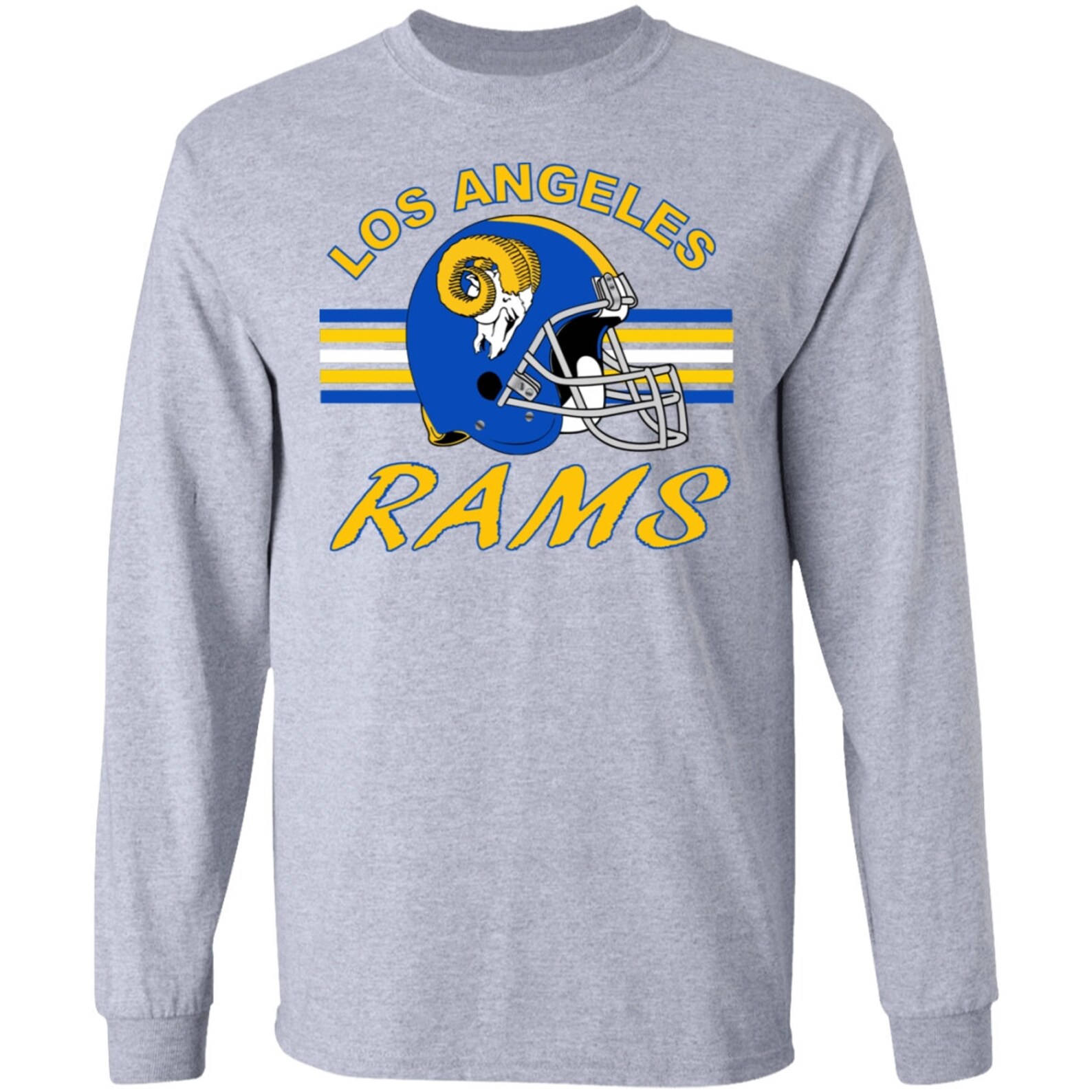 Los Angeles Rams Long Sleeve T-Shirt | Etsy