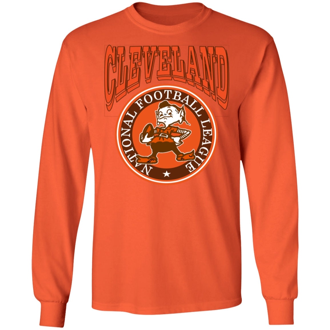 Cleveland Browns Long Sleeve TShirt Etsy