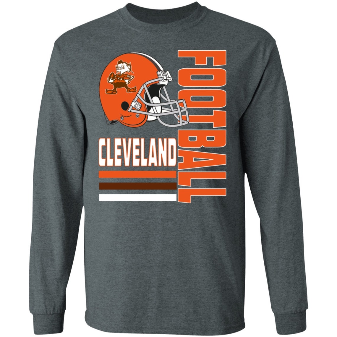Cleveland Browns Long Sleeve TShirt Etsy