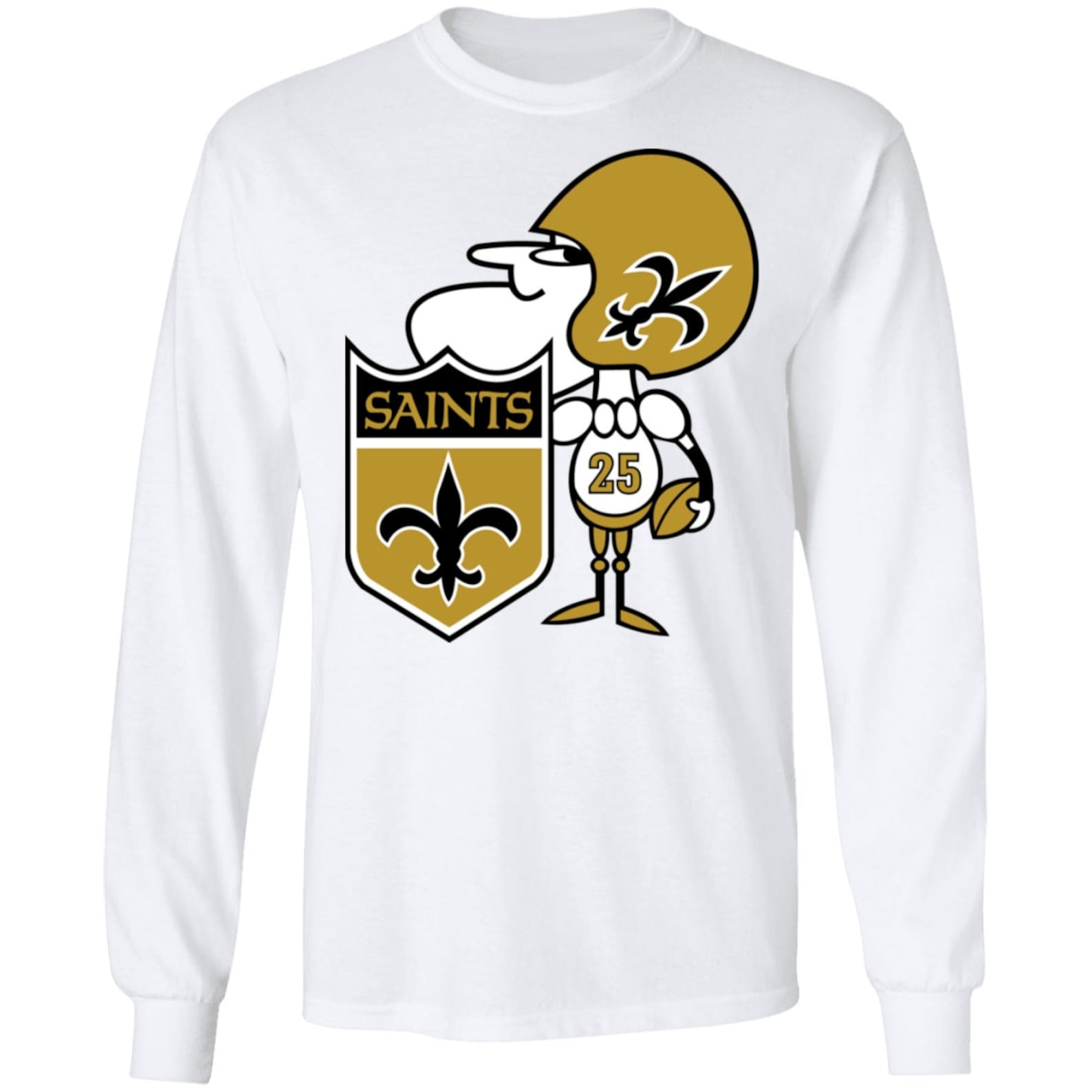 New Orleans Saints Long Sleeve Tshirt  Etsy