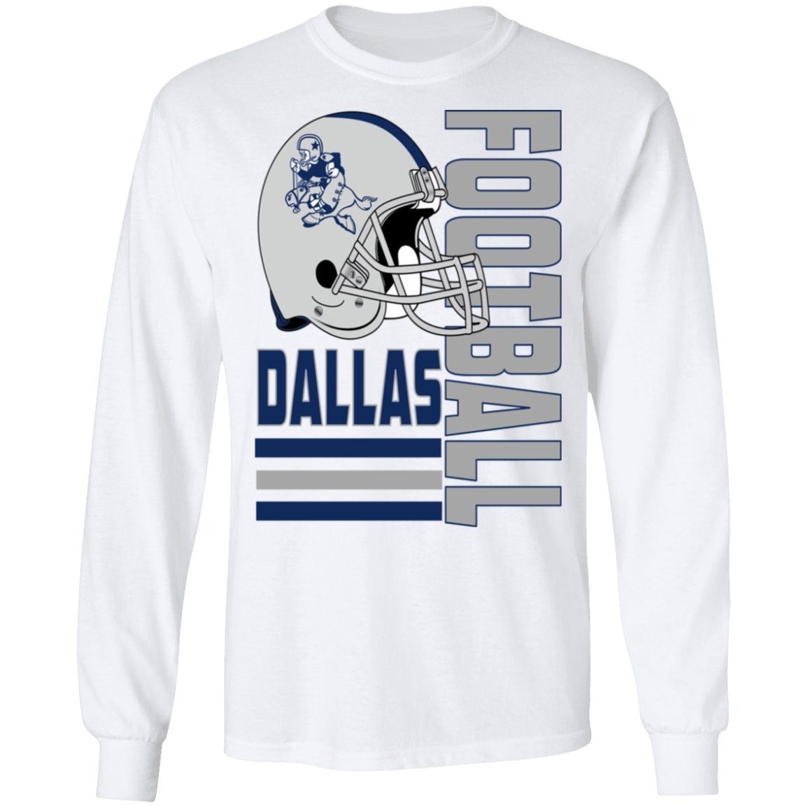 Dallas Cowboys Long Sleeve TShirt Etsy