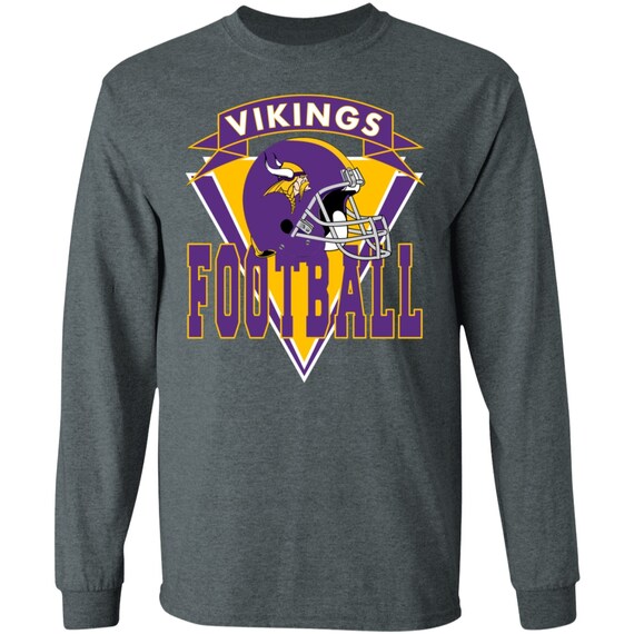 Minnesota Vikings Long Sleeve T-Shirt | Etsy