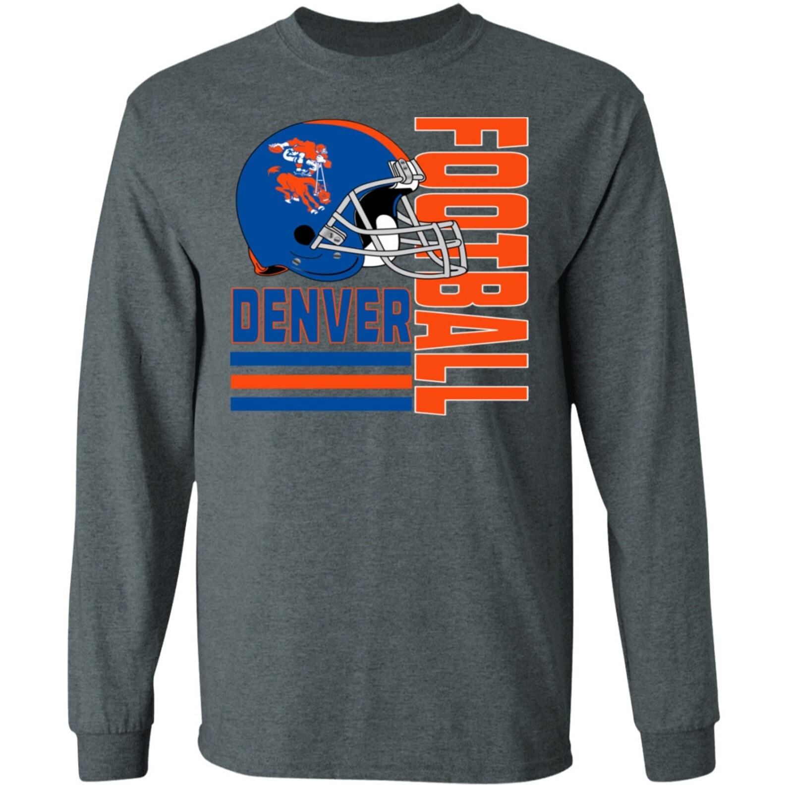 Denver broncos youth long sleeve shirt Clearance