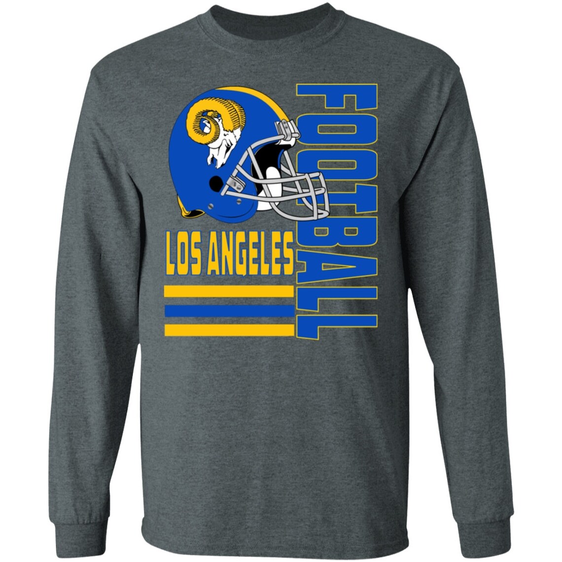 Los Angeles Rams Long Sleeve T-Shirt | Etsy