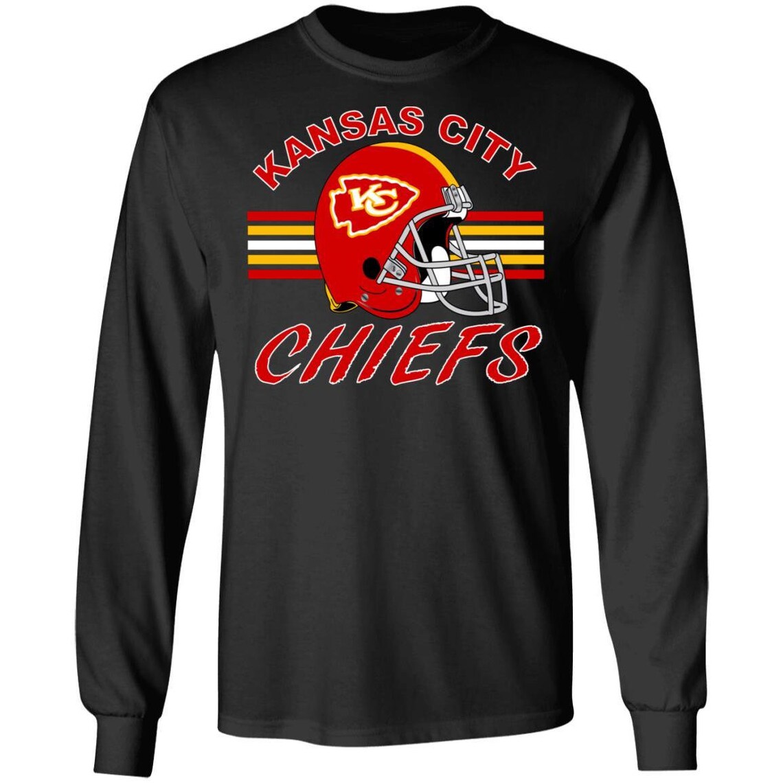 Kansas City Chiefs Long Sleeve TShirt Etsy