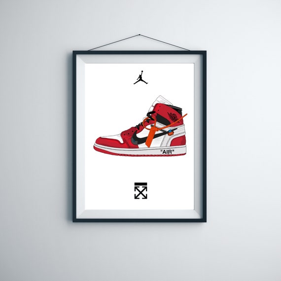 U井T吾 AIR JORDAN 1 ポスター 3枚セット artrA AIR JORDAN 1 CHICAGO GOT 'EM POSTER ART PAINTING PRINT POSTER WALL