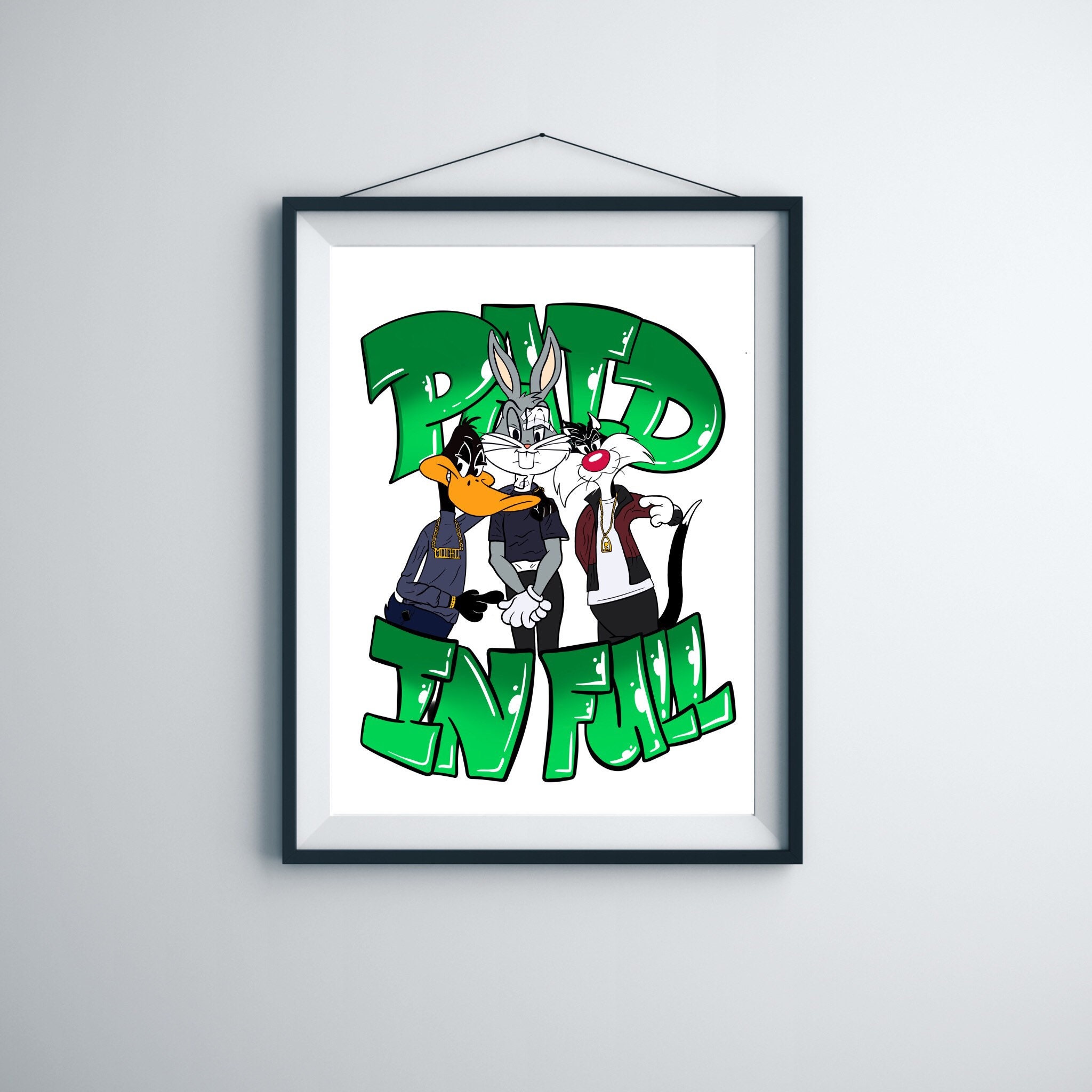 Paid in Full Wall Art - Etsy