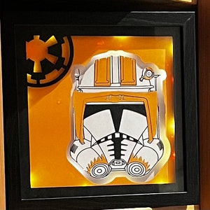 The Commander Standard Version 9x9 Lighted Shadow Box