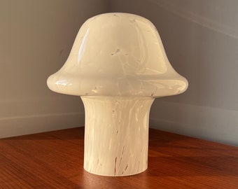 Peill & Putzler mushroom lamp with cloud pattern satin glass table lamp Mid Century Space Age Vintage Bauhaus 1970s 1980s