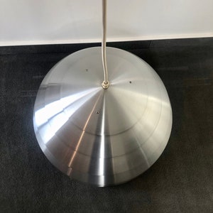 Large Hans-Agne Jakobsson Markaryd T325/450 Dome Pendant Lamp Aluminum Mid Century Space Age Vintage 1960s 1970s Sweden Beehive image 7