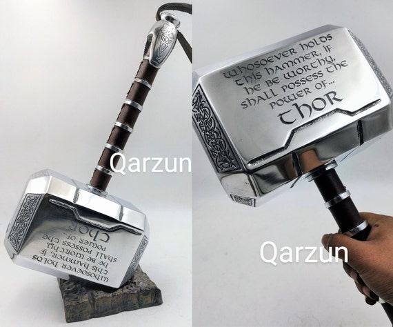 Metal Thor's Hammer from Norse Mythology, Cosplay Version of Thor Mjölnir  (1:1 Scale)