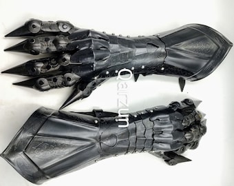 Medieval nazgul gloves set | Steel armor gloves set | Costume gloves gauntlets | Gauntlet gloves pair