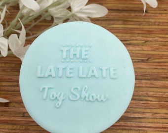 Late Late Toy Show Stamp Embosser for Cookies Biscuits Fondant for Baking and Decorating with Icing Designed in Ireland
