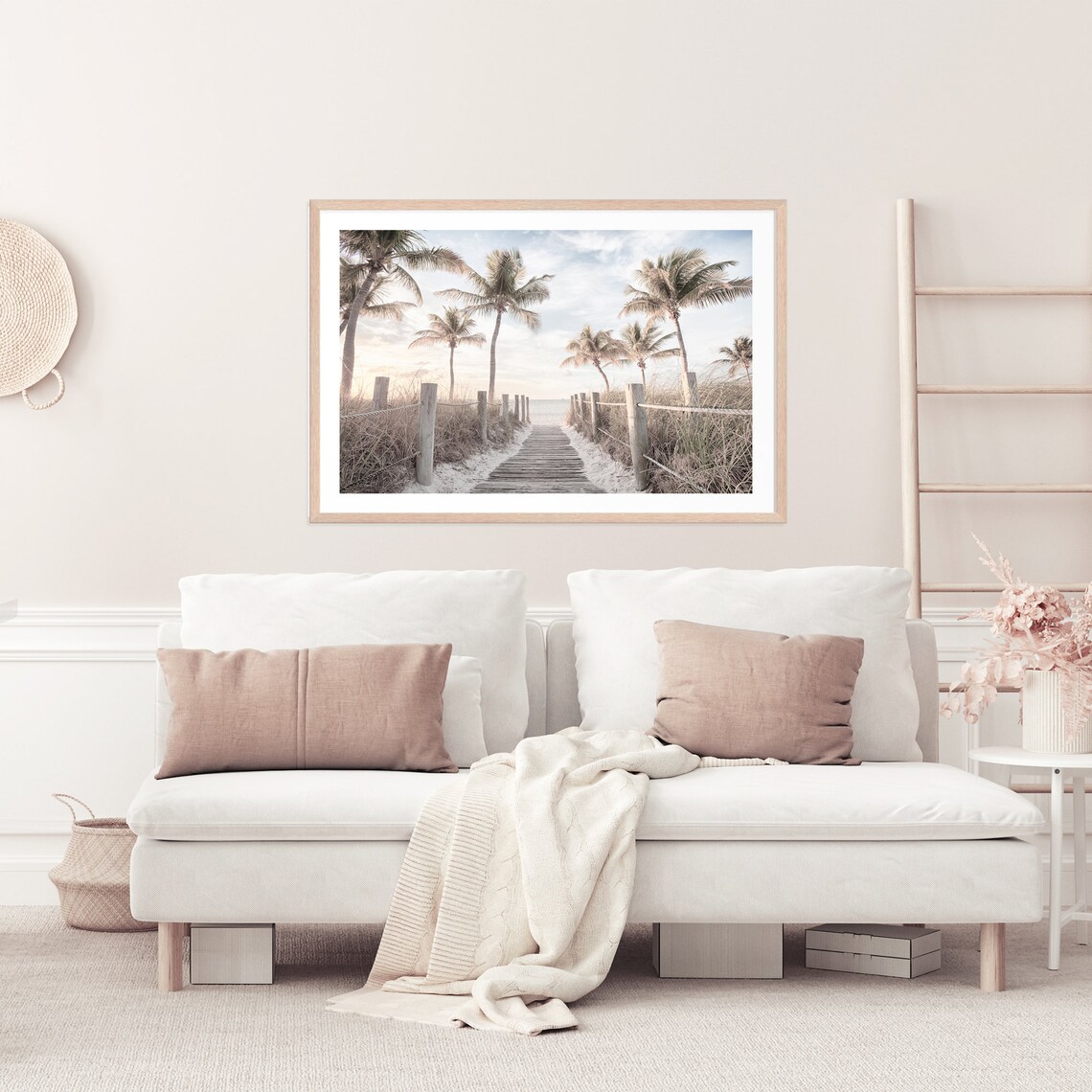 Beach Path Wall Art Print Hamptons Inspired Coastal Art Print Etsy