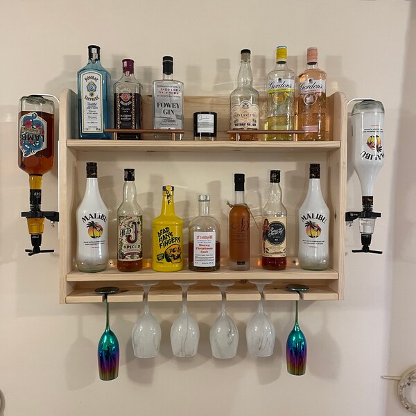 Floating Bar Shelf - Etsy UK