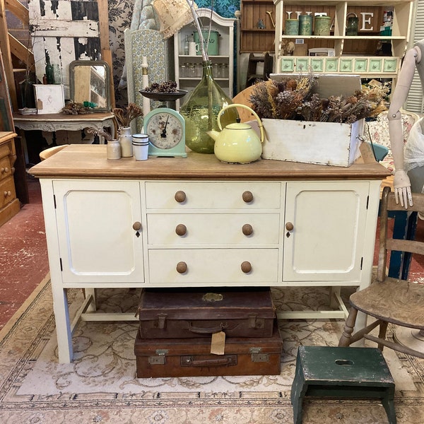 Vintage Oak Sideboard