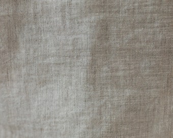 Melange Linen Fabric, Vintage Linen Fabric, Natural Lilen Washed Cloth by Yard, Softened Flax Fabric, Extra Wide Fabric