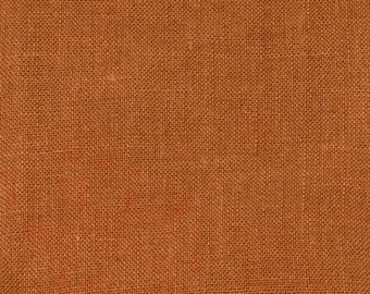 Yard Linen Fabric, Linen Blend Fabric, Organic Brown Flexible Stone Washed Fabric, Table Decor Fabric, Cut Length 102"/260 Cm