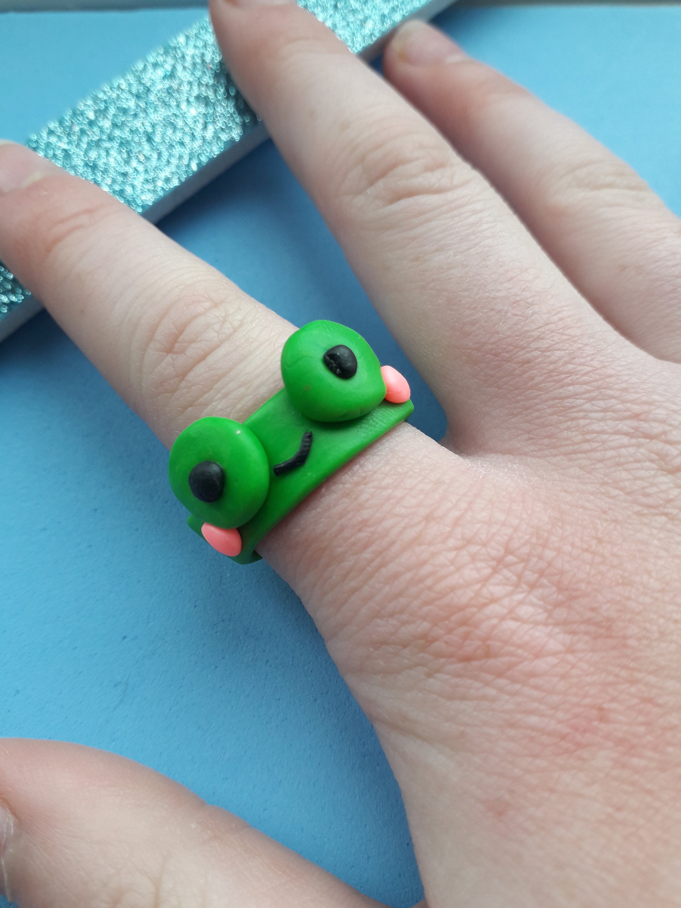 Aesthetic homemade polymer clay rings Etsy