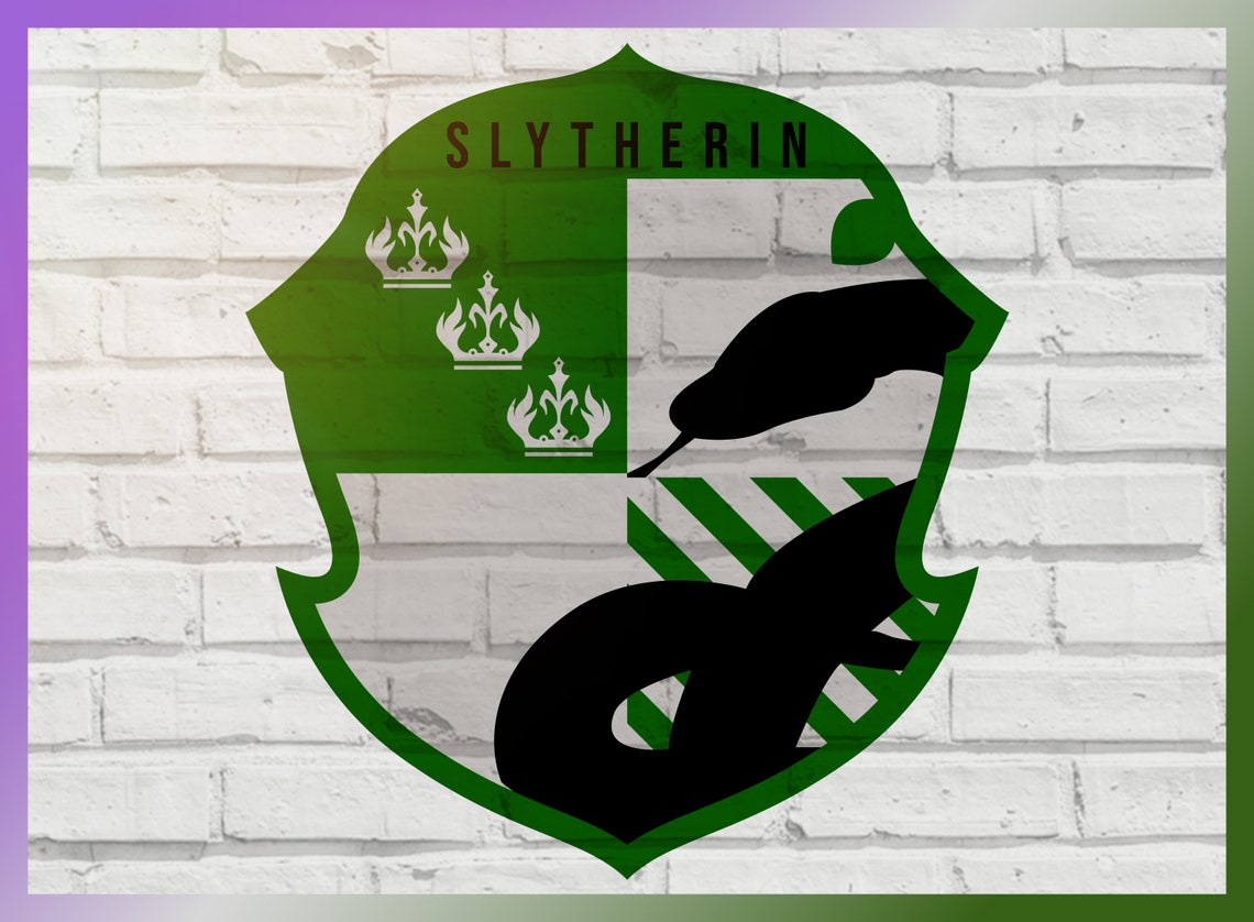 Harry Potter Slytherin SVG & PNG Bundle | Etsy