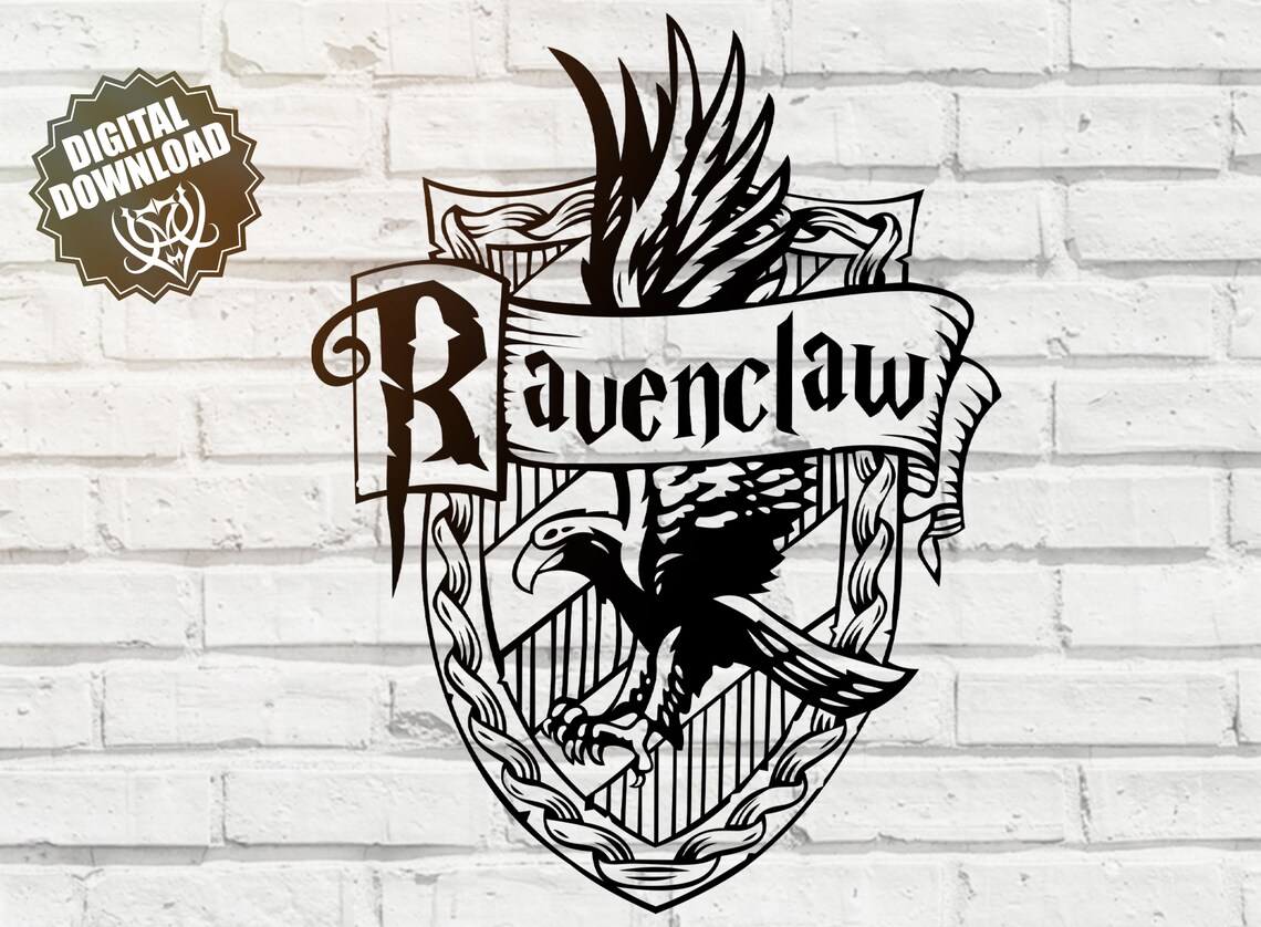 High Detail Ravenclaw Crest Emblem Color Ravenclaw | Etsy