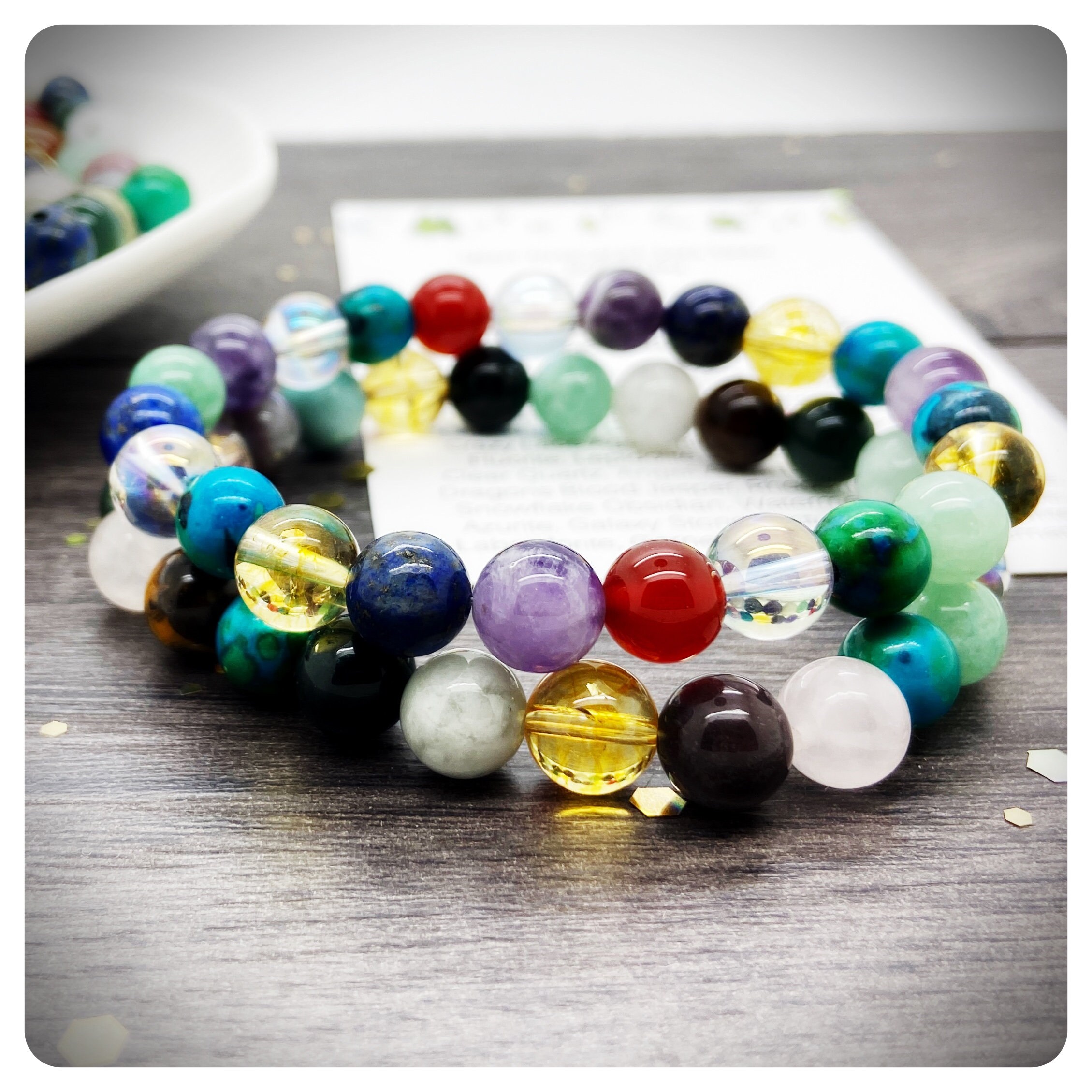 Make your own deals healing crystal bracelet