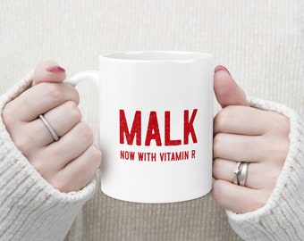 Revitalize Your Mornings with our Malk Mug Infused with Vitamin R!