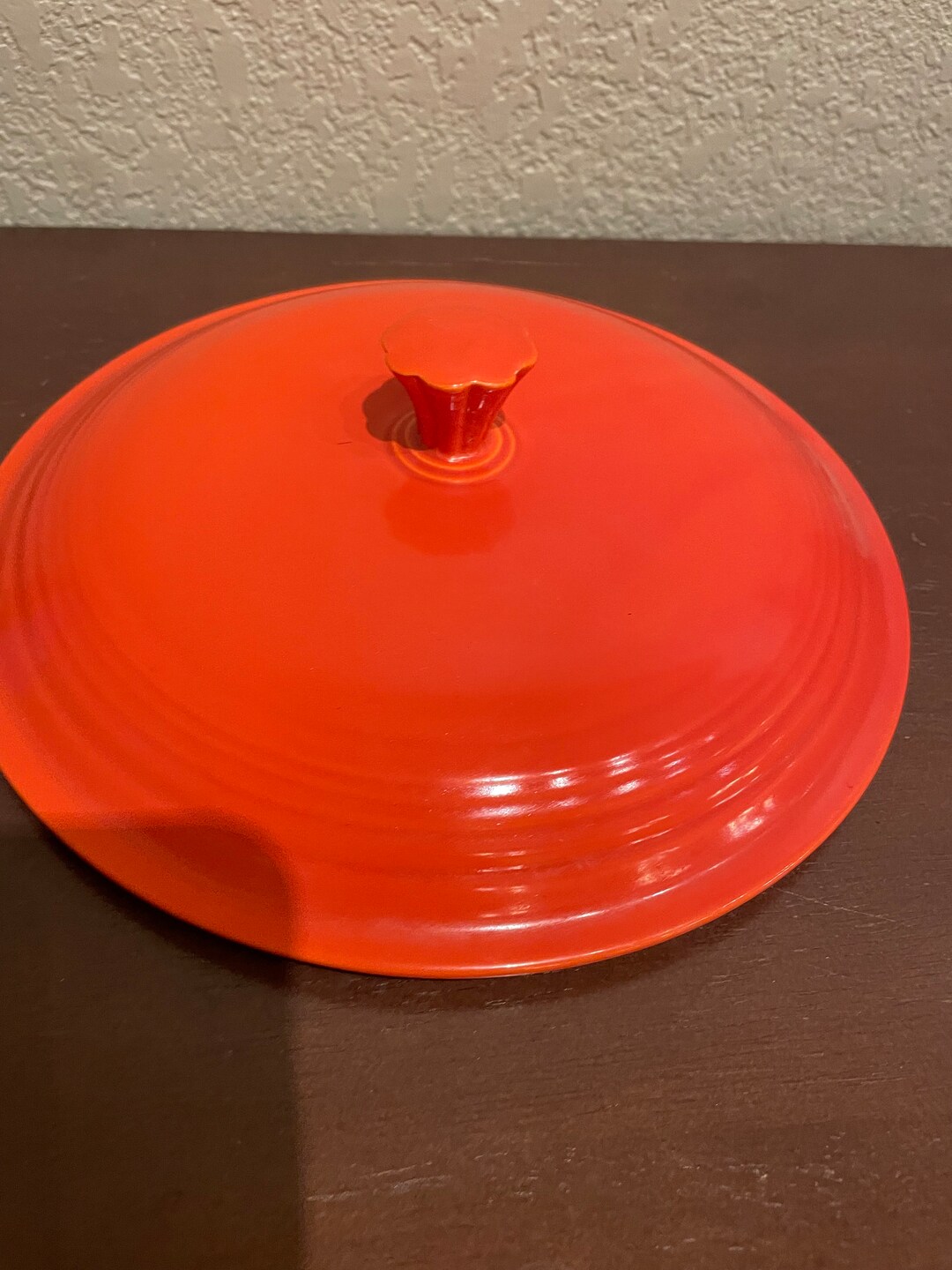 Red Fiestaware Vintage Casserole Lid LID ONLY Etsy
