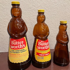 【1970s vintage】 Mrs.Butter worth's シロップ瓶 1970 VINTAGE MRS. BUTTER-WORTH'S 24 OZ. SYRUP BOTTLE 10