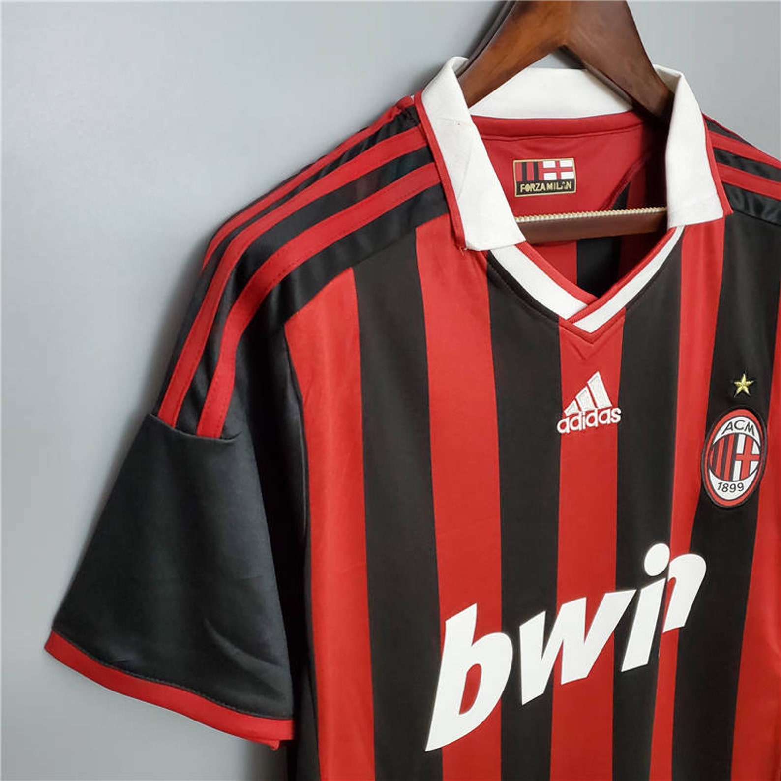 AC Milan 2009/10 Home Retro football kit jersey Etsy