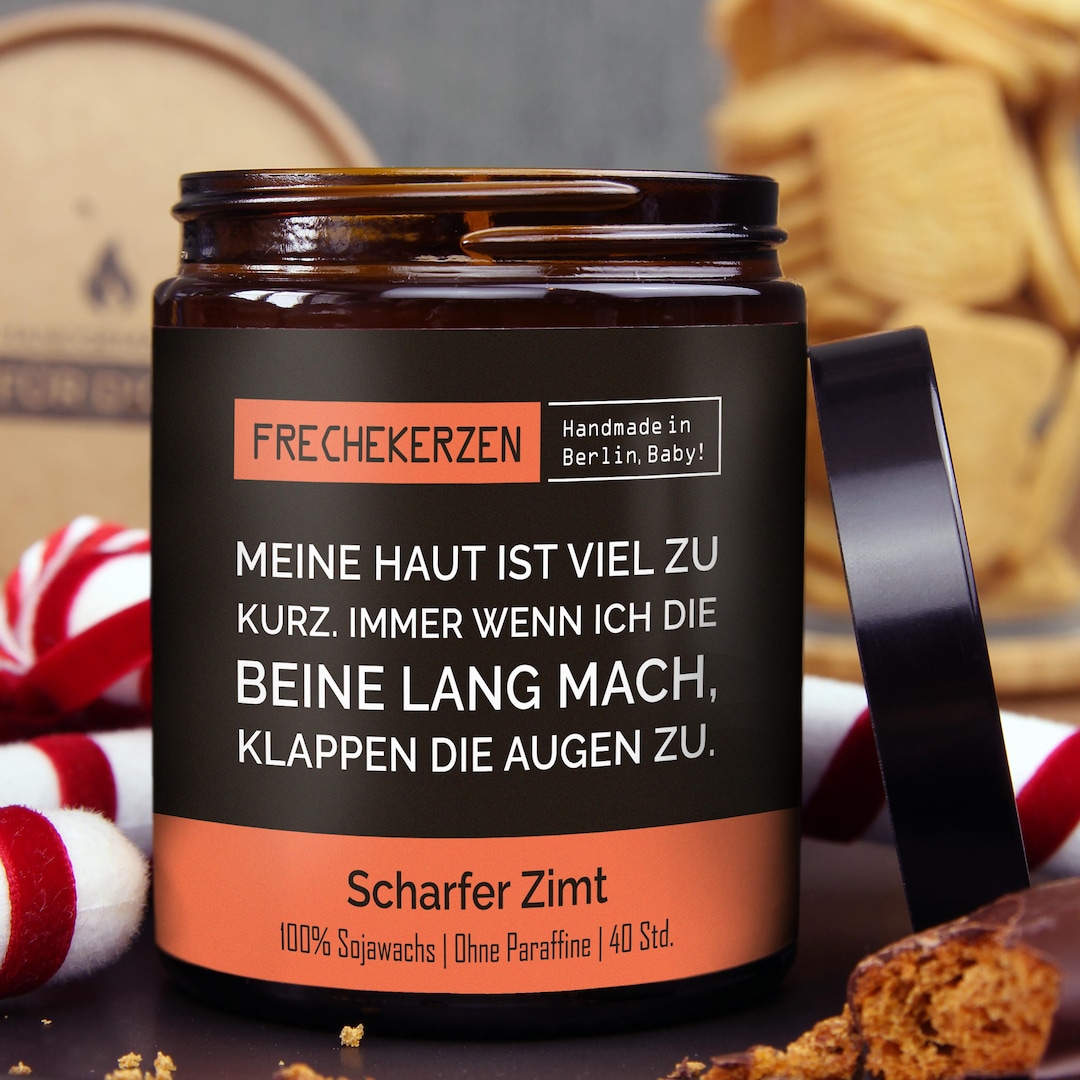 Lustige Duftkerze mit Spruch für Faulenzer Handgemacht aus Etsy