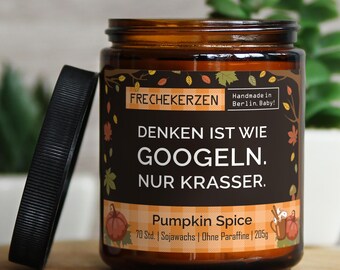 Lustige Duftkerze mit Spruch für Kollegen | Handgemacht aus Sojawachs | In Geschenkbox | Nachhaltiges freches Geschenk für Arbeitskollegen,