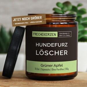 Lustige Duftkerze mit Spruch für Hunde Besitzer & Liebhaber | Handgemacht aus Sojawachs | In Geschenkbox | Nachhaltiges Valentinsgeschenk, G