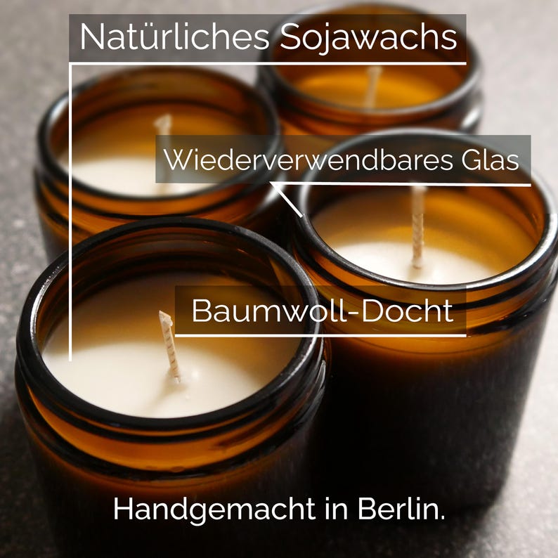 Lustige Duftkerze mit Spruch für die Küche | Handgemacht aus Sojawachs | In Geschenkbox | Valentinsgeschenk | Küchendeko, frech, Gast Gesche Bild 6