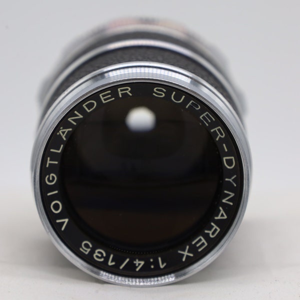 Voigtlander 135mm F/4 Super-Dynarex Bessamatic lens DKL mount 1960s