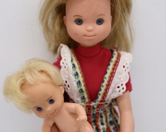 Sunshine Family dolls - Mom and Baby - Wholesome 70s dolls to make you feel good!