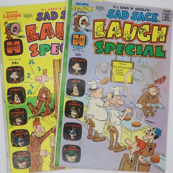 Sad Sack Laugh Special 83 93 Harvey Comics 1976/77