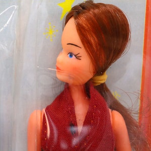 Mini Jeany doll - German Dawn Doll clone vintage doll - In original packaging never opened