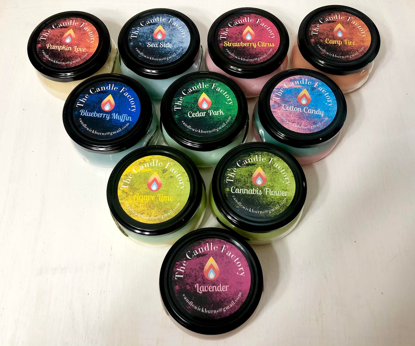 Soy blend scented candles STRONG AROMA long lasting Etsy