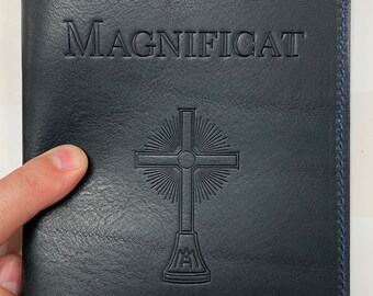 Magnificat Black Leather Cover