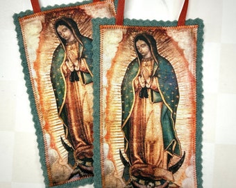 Large Our Lady of Guadalupe Scapular - 7" x 4.25"